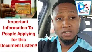 Important Information To People Applying for this Document Listen!!