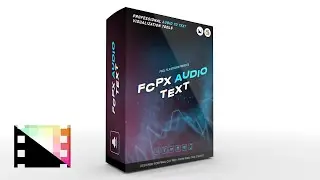 FCPX Audio Text - Professional Audio Text Visualization for FCP - Pixel Film Studios