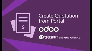 How to Create easy Quotation from Portal in odoo | odoo Portal Sale Quotation Create