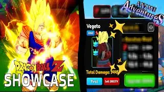 🤩 Shiny DOUBLE UNIQUE SUPER VEGITO SHOWCASE! Anime Adventures