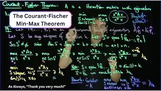 Courant Fischer Min-Max Theorem