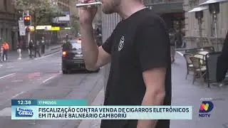 Operação policial resultou em 17 prisões por venda de cigarros eletrônicos