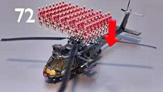 CROWD vs HELICOPTER animation