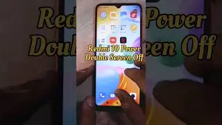 How To Double Tab Screen On Off Redmi 10 Power ⚡ Redmi 10 Power TalBack Off 🔥🔥 