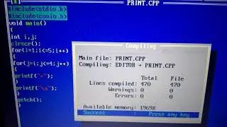 Print the pattern in c language