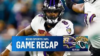 Ravens CLINCH PLAYOFFS with convincing win over Jaguars | Game Recap | CBS Sports