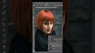 How to Change Hair Color In just 40 second in Photoshop 2020 #Short