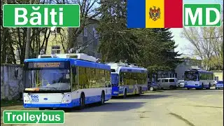 BĂLȚI TROLLEYBUS / Troleibuze din Bălți 2024 [4K]