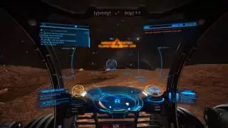 [Elite Dangerous] Close planetary flight (With music)