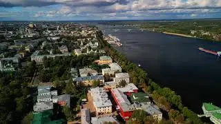 Ярославль 2022 вид на город с высоты, съёмка с Дрона (квадрокоптер  dji mini 3 pro)