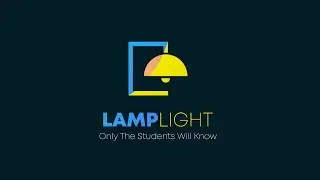 Lamp Light Logo Design in Adobe Illustrator - Abstract Logo Design