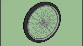 Google Sketchup Tutorial: Bicycle Wheel