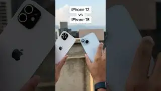 iPhone 12 vs iPhone 15 Camera Zoom Test 📷#shorts