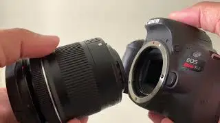 How To Connect Your LENS To Your Camera Body If You Are New To Cameras