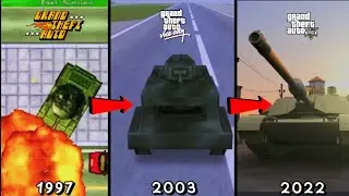 GTA : EVOLUTION OF TANKS IN GTA GAMES!!  (GTA 1 - GTA V)!