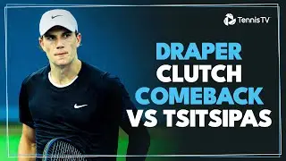 CLUTCH Jack Draper Ending vs Stefanos Tsitsipas | Cincinnati 2024