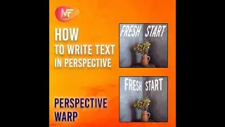 How to Write Text in Perspective Easily in Photoshop| Short Photoshop Tutorials 