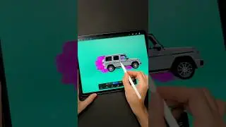 🤩 Best Mercedes G Wagon Animation #procreate #animation