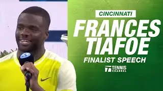 Frances Tiafoes Cincinnati Open Finalist Speech | 2024 Cincinnati Final