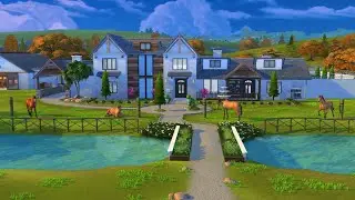 Ranch-Style House | NO CC | Stop Motion Build | THE SIMS 4