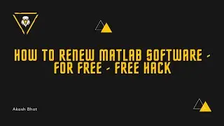 How to Renew Matlab Software - For Free - Free Hack