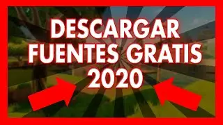 🔴DESCARGAR E INSTALAR FUENTES GRATIS 🔴