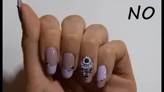 Маникюр со стразами I Nail Art Tutorial