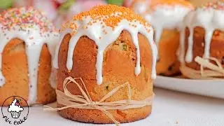 Восхитительный пасхальный КУЛИЧ как сделать ГЛАЗУРЬ для кулича