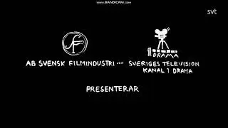 AB Svensk Filmindustri / SVT Kanal 1 Drama logo (1993)