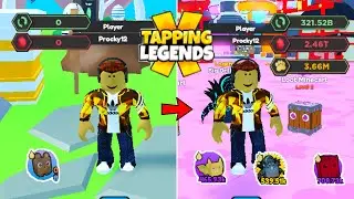 I Got Over 300B Rebirths and Legendary Pets in Tapping Legends X! Roblox