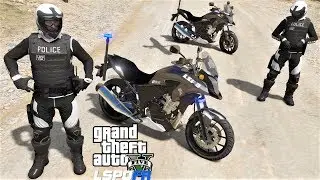GTA 5 LSPDFR 0.4.1 LSPD Off Road Unit Patrol With Dirt Bike EUP Uniforms - Real Life Police Mod 