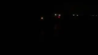 Ночное расхождение с судном на реке