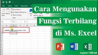 Cara Menggunakan Rumus Terbilang dan Mengaktifkan Add Ins di Excel