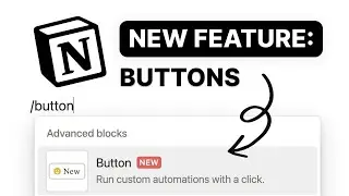How to use Notion's New Button Feature