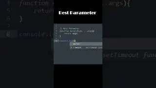 JavaScript - Rest Parameter