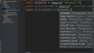 Creating Mongoose Models for MongoDB cs5200 sp20 11207