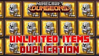 Unlimited Items Duplication, Easy Gold & Emerald Farm, Get Rich Quick! Minecraft Dungeons