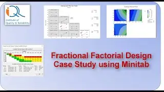 Fractional Factorial Design in Minitab