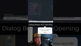 Fix Missing AutoCAD Dialogue Boxes! #autocadtutorial #shorts