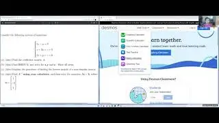 Tutorial: Matrix Calculations with Desmos