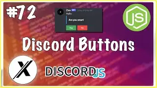 HOW TO MAKE DISCORD BUTTONS | DISCORD.JS | #72