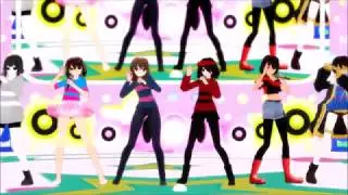 [mmd x undertale] Maji Love 1000%  undertale au frisk (+400 sub special)