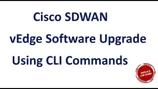 vEdge Software Upgrade using CLI Commands - Cisco SDWAN