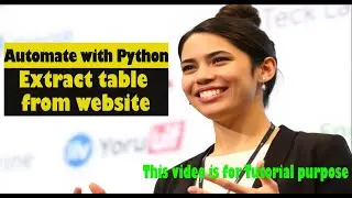 Automate with Python: Table Extraction with Playwright
