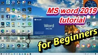 Microsoft word 2019  tutorial for Beginners