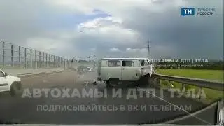 появилось видео с моментом столкновения на Калужском шоссе