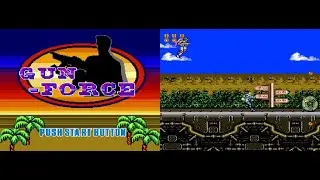 Gun-Force (Unlicensed) NES [+VT03] - Walkthrough