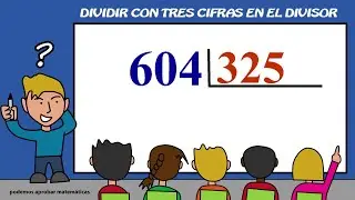 Cómo dividir por 3 cifras para niños