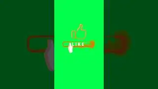 green screen like button.  like button green screen