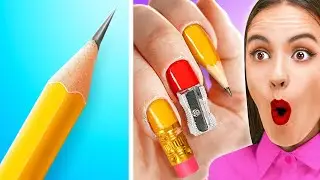 AMAZING IDEAS FOR POPULAR STUDENTS 💄 Crazy TikTok Ideas! School Survival Tricks y 123 GO